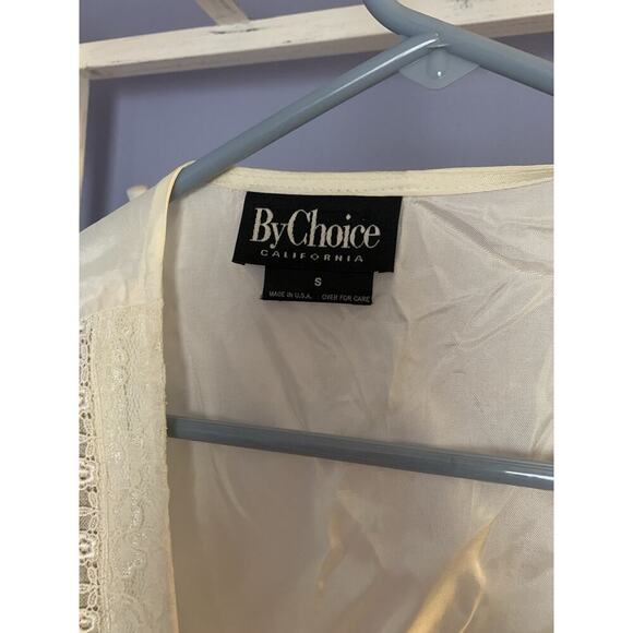 By choice lace vintage vest Ivory sm romantic boho princess sm - Picture 6 of 6